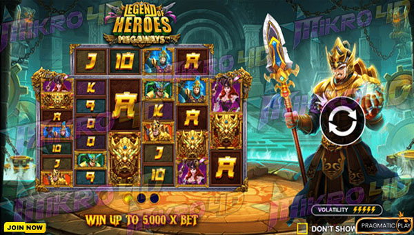 Rahasia Gampang Menang Slot Pragmatic Play Legend of Heroes Megaways