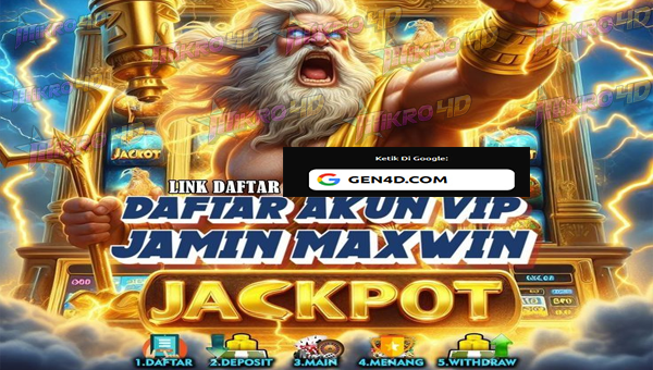 # DAFTAR AKUN VIP JAMIN MAXWIN JACKPOT
